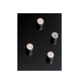 Naga magneten glasbord, cilinder, pak van 4 stuks