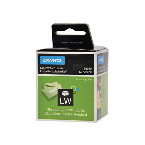 Dymo Dymo etiketten LabelWriter ft 89 x 28 mm, wit, 260 etiketten