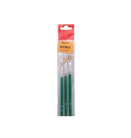 Talens Talens olie- en acrylverf penselenset 220, set met 3 penselen