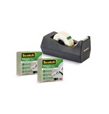 Scotch Scotch plakbandafroller C38 met 3 rolletjes ft 19 mm x 33 m