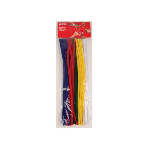 Apli Apli chenilledraad, blister met 50 stuks, geassorteerde kleuren