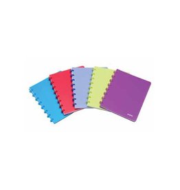 Atoma Atoma Trendy schrift, ft A5, 144 bladzijden, PP, commercieel geruit, geassorteerde kleuren
