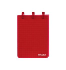 Atoma Atoma Trendy notitieboekje, ft A7, 120 bladzijden, PP, geruit 5 mm, geassorteerde kleuren