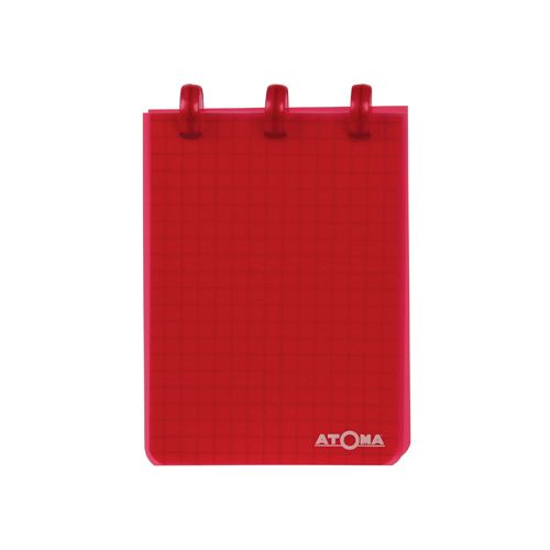 Atoma Atoma Trendy notitieboekje, ft A7, 120 bladzijden, PP, geruit 5 mm, geassorteerde kleuren