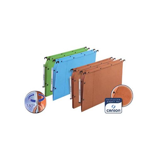 Elba L'oblique hangmappen voor kasten AZV V-bodem, oranje