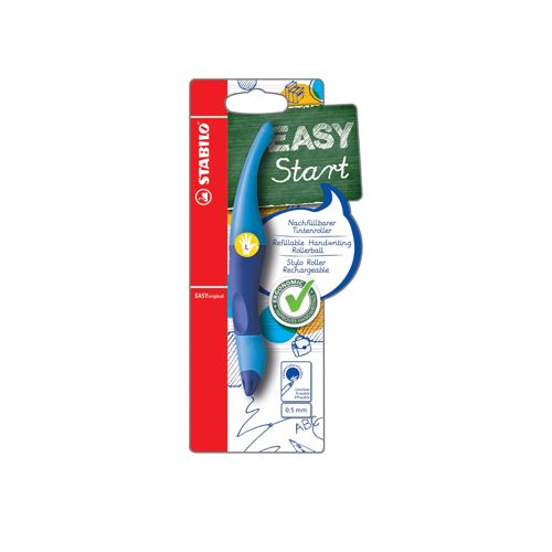 Stabilo STABILO EASYoriginal roller, voor linkshandigen, blister van 1 stuk, blauw