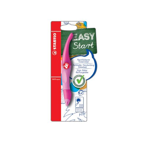 Stabilo STABILO EASYoriginal roller, voor rechtshandigen, blister van 1 stuk, roze