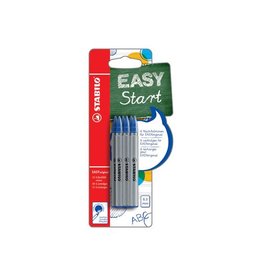Stabilo STABILO EASYoriginal rollervulling, fijn, 0,3 mm, doosje van 6 stuks, blauw