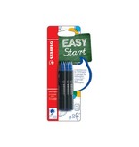 Stabilo STABILO EASYoriginal rollervulling, medium, 0,5mm, blister van 6 stuks, blauw