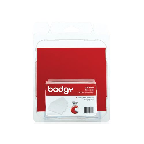 Badgy Badgy 100 blanco, dunne kaarten van 0,5 mm voor Badgy100 of Badgy200