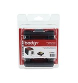 Badgy Pakket van 1 x kleurenlint en 100 blanco kaarten van 0,76 mm voor Badgy100 of Badgy200