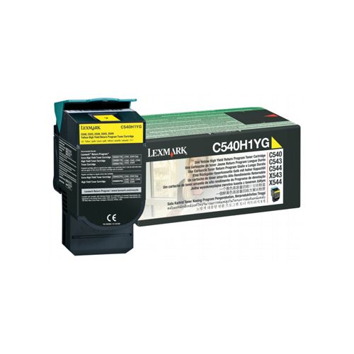 Lexmark Lexmark C540H1YG toner yellow 2000 pages return (original)
