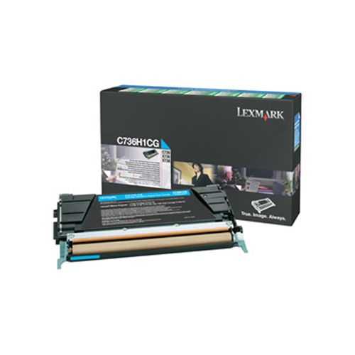 Lexmark Lexmark C736H1CG toner cyan 10000 pages return (original)