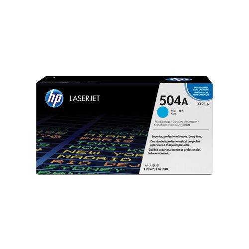 HP HP 504A (CE251A) toner cyan 7000 pages (original)