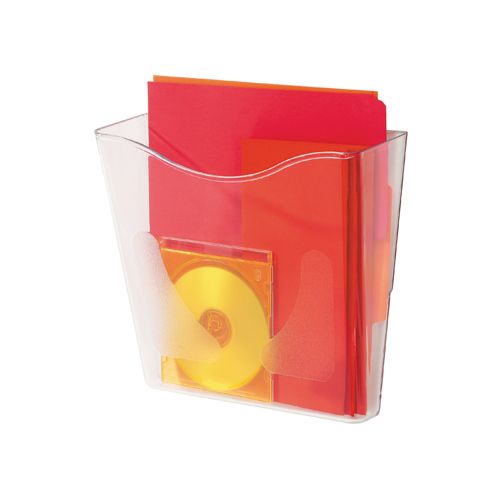 Deflecto Deflecto DocuPockets muurfolderhouder verticaal, 1 vak, transparant