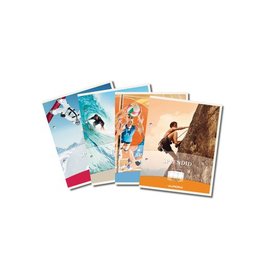 Aurora Aurora Splendid cursusblok, ft A4, 70 g/m², 2-gaatsperforatie, geruit 10 mm, 100 vel