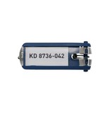 Durable Durable sleutelhanger Key Clip, blauw, pak van 6 stuks