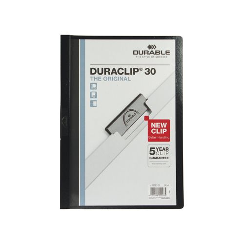 Durable Durable klemmap Duraclip Original 30 zwart