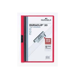 Durable Klemmap Duraclip30 A4 Rood [1st]