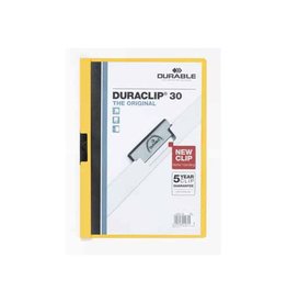Durable Klemmap Duraclip30 A4 Geel [1st]