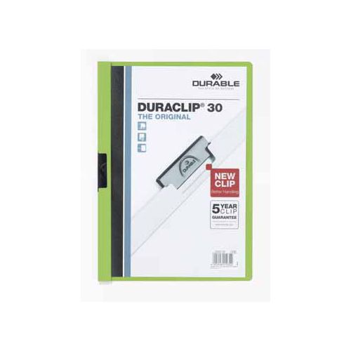 Durable Durable klemmap Duraclip Original 30 groen