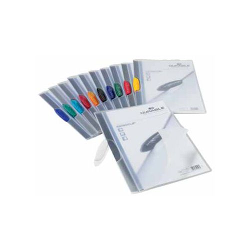 Durable Durable klemmap Swingclip geassorteerde transparante kleuren