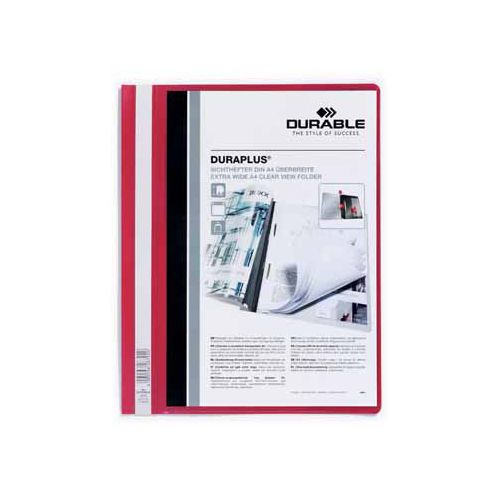 Durable Durable personaliseerbare snelhechtmap Duraplus rood