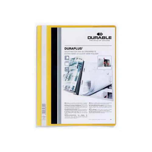Durable Durable personaliseerbare snelhechtmap Duraplus geel