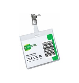 Durable Durable Badge Met Clip 60X90 [25st]