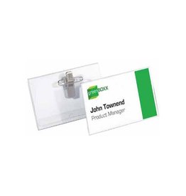 Durable Dur.Badge+Speld Clip 54X90 [50st]