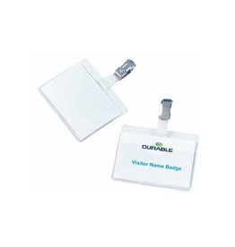 Durable Durable badge met clip — levering per 25