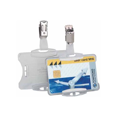 Durable Durable badgehouder + clip — levering per 25