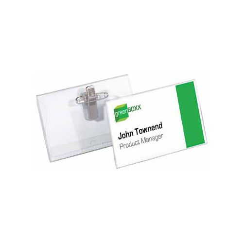 Durable Durable badge met combiklem ft 54 x 90 mm, blister van 5 stuks