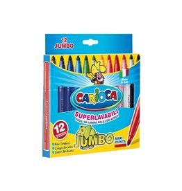Carioca Carioca viltstift Jumbo Superwashable 12 stiften in een kartonnen etui