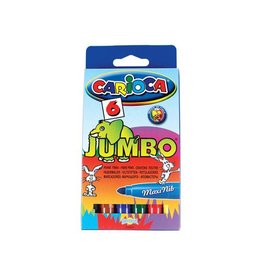 Carioca Carioca viltstift Jumbo Superwashable 6 stiften in een kartonnen etui