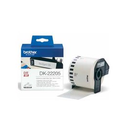 Brother Brother doorlopende labelrol voor QL, ft 62 mm x 30,48 m, papier