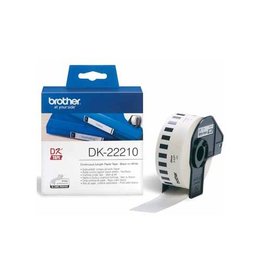 Brother Brother tape voor QL 29 mm, witte papiertape