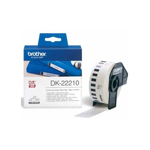 Brother Brother doorlopende labelrol voor QL, ft 29 mm x 30,48 m, papier