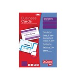 Decadry Decadry visitekaarten MicroLine ft 85 x 54 mm, 185 g/m², 500 kaartjes