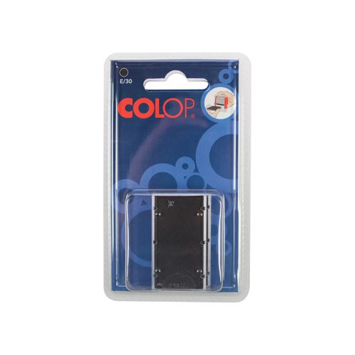 Colop Colop stempelkussen, voor P30, P30N, 30/1, zwart, blister van 2 stuks