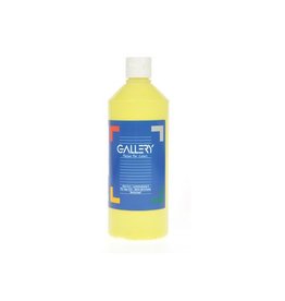 Gallery Gallery plakkaatverf, flacon van 500 ml, lichtgeel