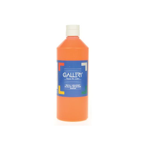 Gallery Gallery plakkaatverf, flacon van 500 ml, oranje