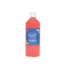 Gallery Gallery plakkaatverf, flacon van 500 ml, donkerrood