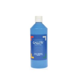 Gallery Gallery plakkaatverf, flacon van 500 ml, blauw