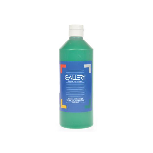 Gallery Gallery plakkaatverf, flacon van 500 ml, donkergroen