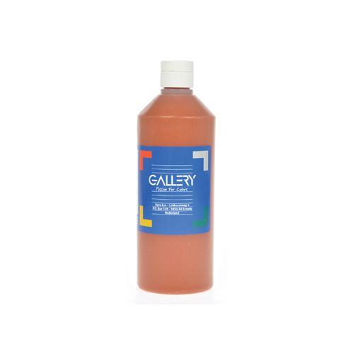 Gallery Gallery plakkaatverf, flacon van 500 ml, lichtbruin