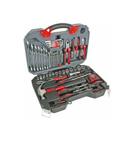 Perel gereedschapskoffer, set van 78 stuks, grijs