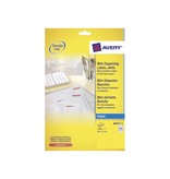 Avery Avery J8656-25 mini etiketten 46x11,1mm 2100 etiketten wit