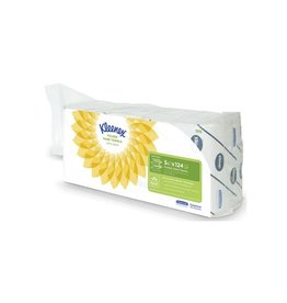 Kleenex papieren handdoeken Ultra, intergevouwen, 2-laags, 124 vellen, pak van 5 stuks