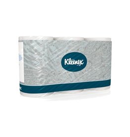 Kleenex Kleenex toiletpapier, 3-laags, 350 vellen, pak van 6 rollen